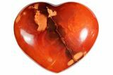 Colorful Carnelian Agate Heart #121541-1